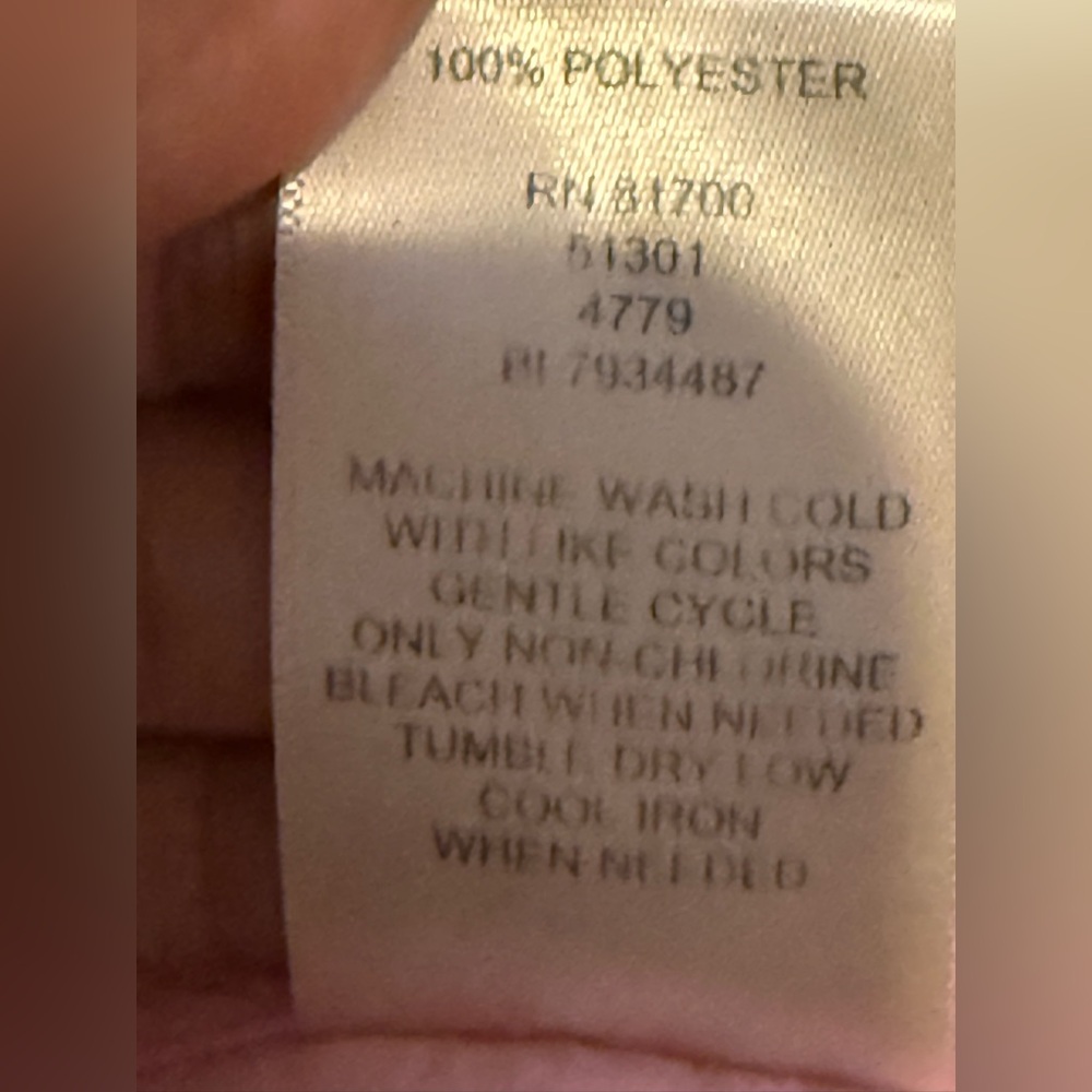 Blair Pink Sleeveless Zip-Front Fleece Vest size 3XL EUC - Picture 5 of 6